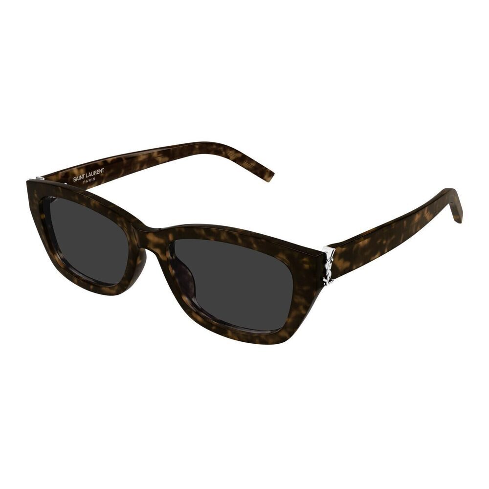 NWT Yves Saint Laurent SL M153 Havana Grey 55mm Sunglasses